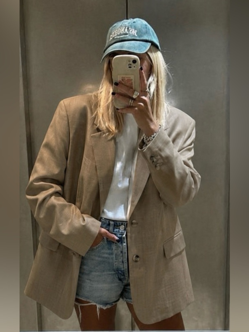 H&M Oversized Wool Blend Blazer